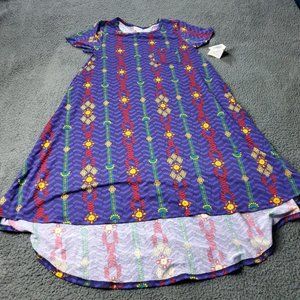 NEW LulaRoe Carly Dress Womens Size XS Extra Small Multicolor